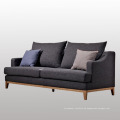 Holz Stoff Sofa für Wohnzimmer